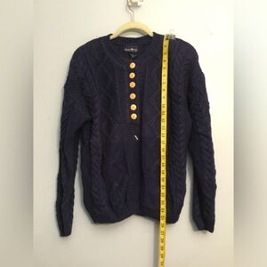 Hunter women’s Dark Blue Cable Knit Cardigan